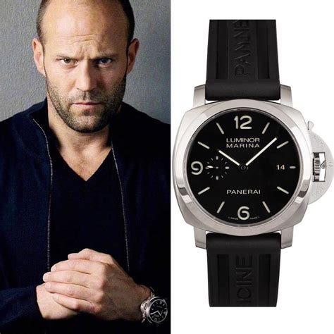 transporter statham panerai|Jason Statham Wearing a Panerai Luminor Bronzo .